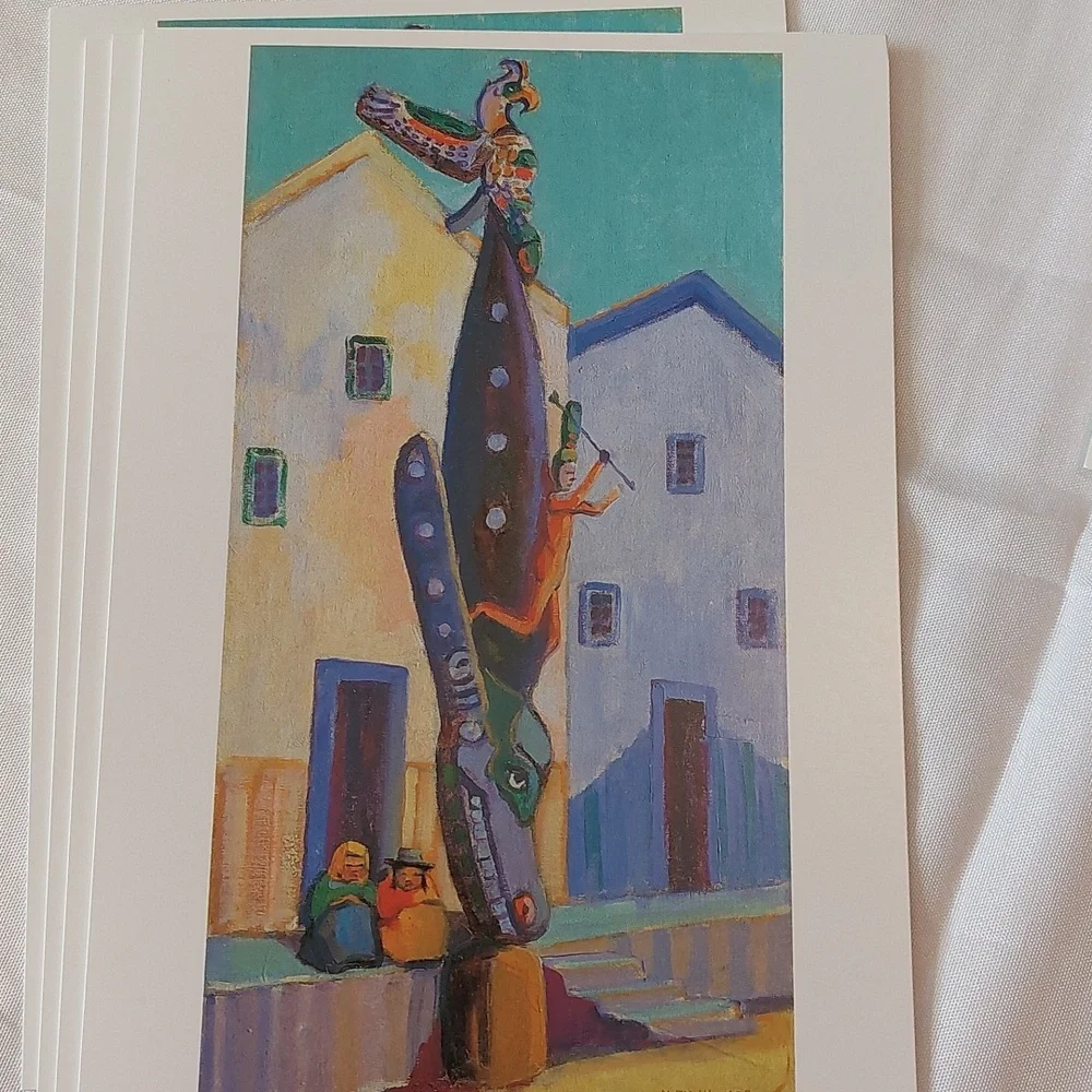 Emily Carr 16 Card Indiginous Scenes Notecard Set NEW